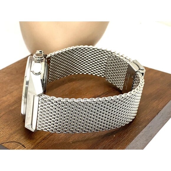 Citizen Men's Watch CX0000-71A Connected Bluetooth Mesh Band 42mm Silver Steel - Picture 9 of 14